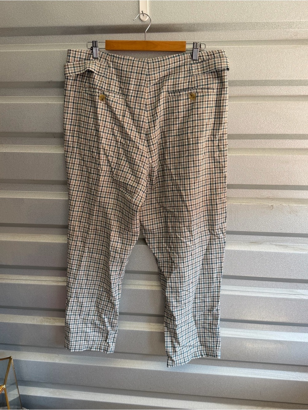 Sundance plaid cropped slim trousers - Picture 4 of 6